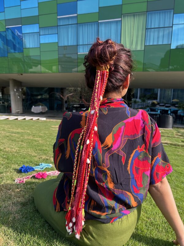 Fiery Fiesta Hair Accessory - Image 3