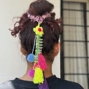 Neon Fiesta Boho Hair Tassel