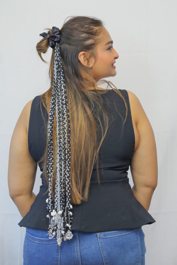 Monochrome Magic Hair Wrap - Image 2