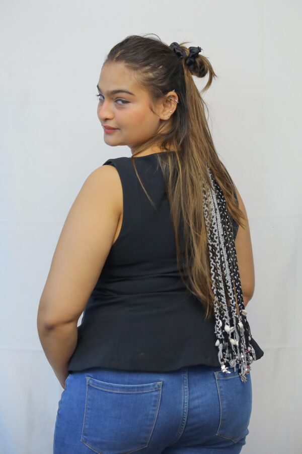 Monochrome Magic Hair Wrap - Image 5