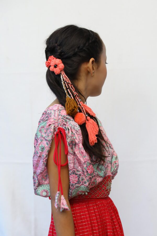 Tassel Tango Floral Band Hairpiece - Image 3