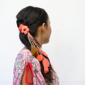 Tassel Tango Floral Band Hairpiece