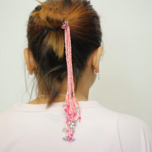 Pink Pop Mini Braid Hair tie
