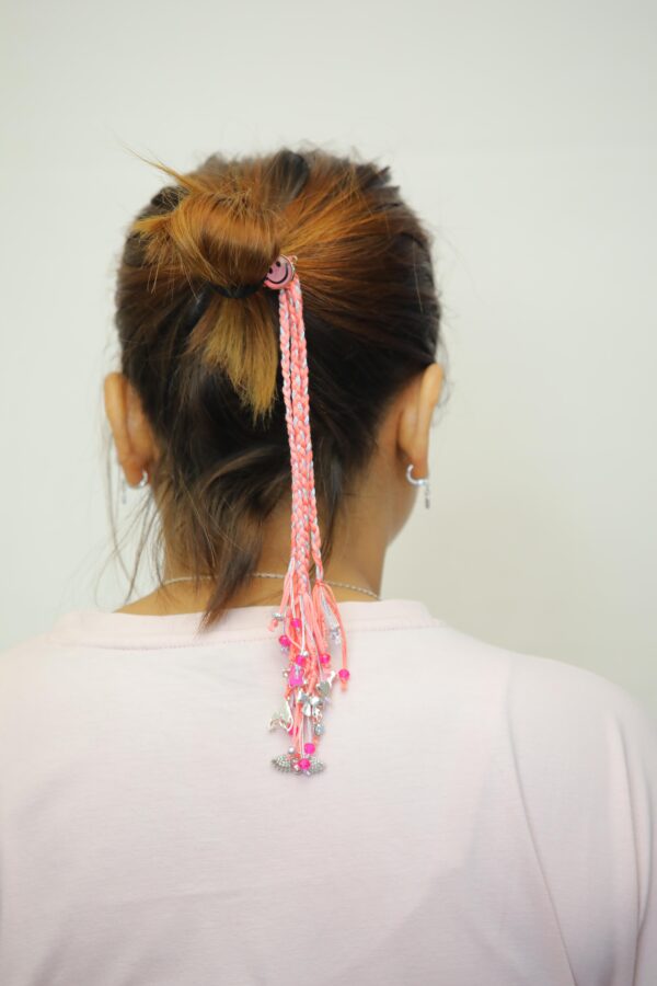 Pink Pop Mini Braid Hair tie